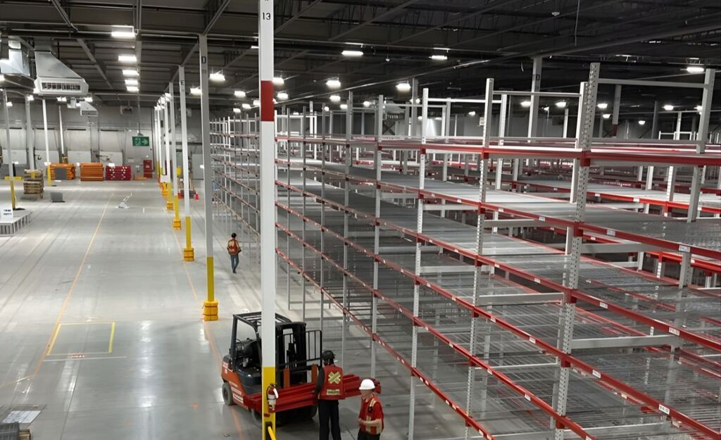 1200 bay pallet racking decommissioning 