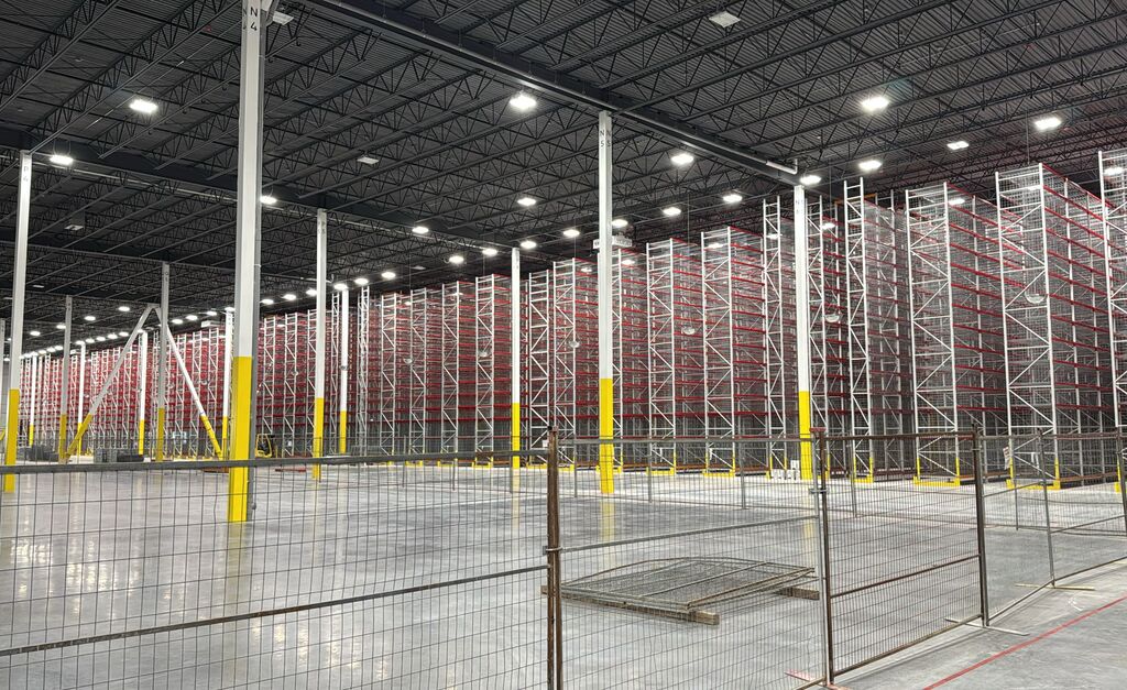 4000 bay pallet racking installation
