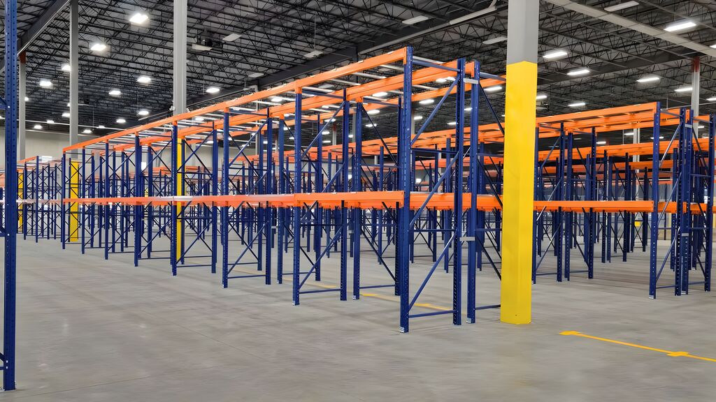 Professional pallet racking installation and anchoring by Metco Installation Services