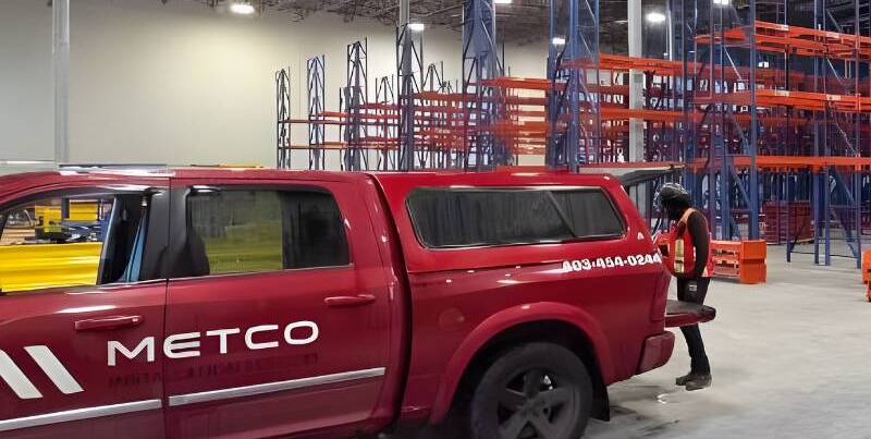 Racking Installation for a Paint & Decorating Company